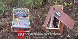 HURTARON UNA MÁQUINA TRAGAMONEDAS EN ITAPÚA POTY Y BUSCAN AL SUPUESTO AUTOR  - Itapúa Noticias