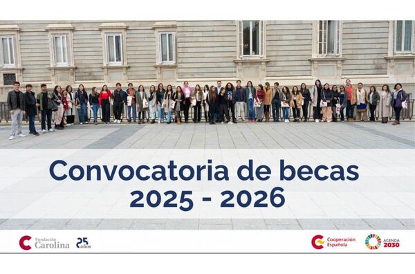 Abrieron convocatoria de becas 2025-2026 de la Fundación Carolina