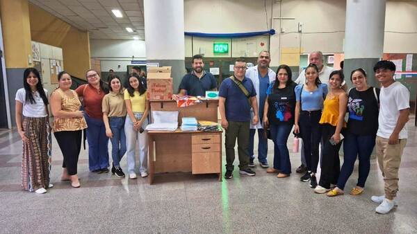 Estudiantes donan insumos al Hospital de Luque •