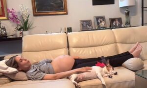(VIDEO) Cuenta regresiva para Sanie López Garelli y la llegada de sus mellis