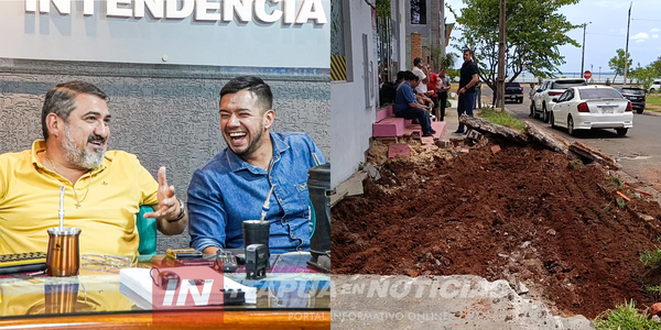 REPUDIO CIUDADANO OBLIGA A LA MUNICIPALIDAD SUSPENDER ROTURAS DE VEREDAS CERCA DEL SAMBÓDROMO - Itapúa Noticias