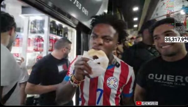 (VIDEO) Festejaron como un gol cuando Speed probó la chipa