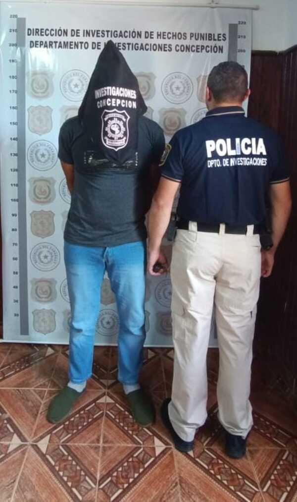 Detenido por orden de captura y incautación de bienes en Concepción