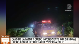 ¡Insólito! Logró pedir ayuda tras 20 horas inconsciente