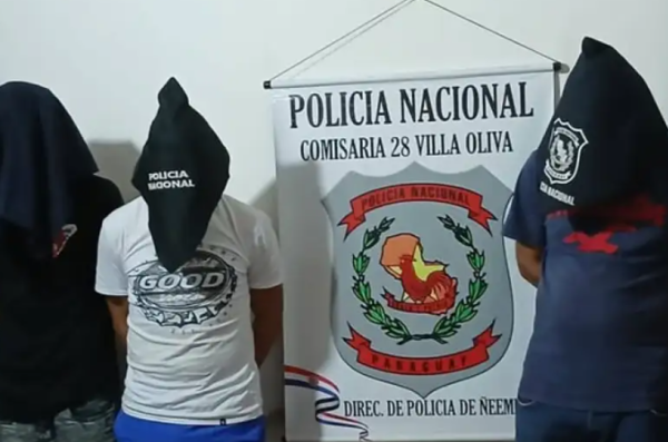 Policía y dos hombres aprehendidos por asalto a familia en Alberdi