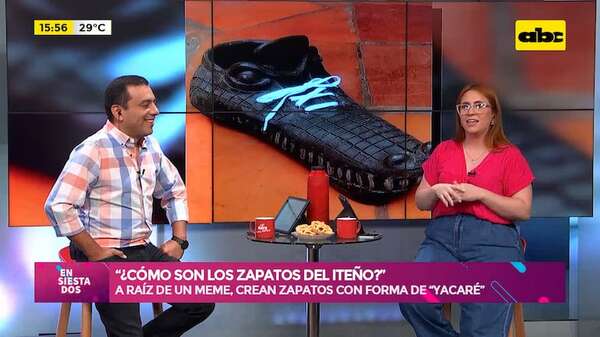 Zapatos con forma de yacaré: artesano se inspiró a partir de un meme sobre los iteños - Ensiestados - ABC Color