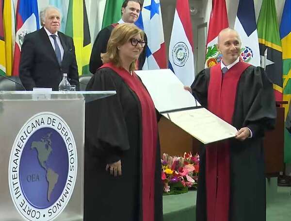 Juró Diego Moreno, el primer juez paraguayo en la Corte IDH - Nacionales - ABC Color