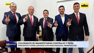 Colorados anuncian manifestación contra HC y Peña: se sienten “utilizados”, dicen - ABC Noticias - ABC Color