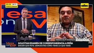 ¿Examen de correspondencia a Peña?: “tenga un burro o una mansión, debe justificar”, dice senador - Mesa de Periodistas - ABC Color