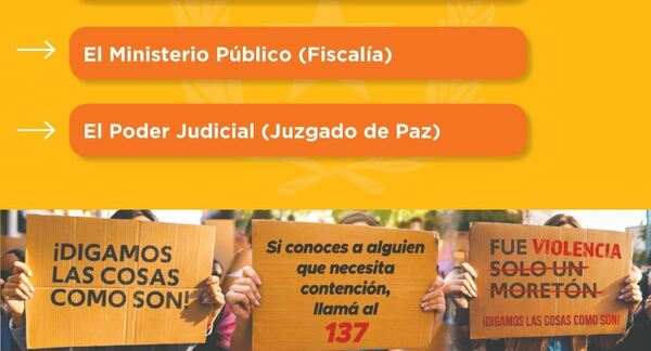 Conocé las instituciones donde denunciar los hechos de violencia contra la mujer