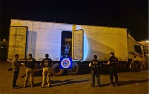 Incautación de Productos para Recauchutaje en Zanja Pytã