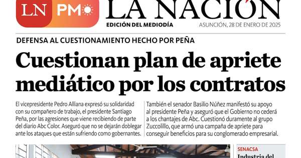 La Nación / LN PM: edición del 28 de enero