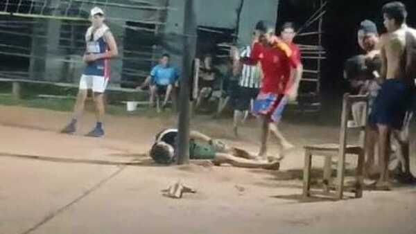 Agresión en cancha de piki: Le rompió un vaso por la cara porque le dijo “cornudo”