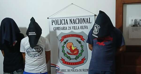 La Nación / Detienen a un policía y dos sujetos sospechosos de violento asalto en Ñeembucú