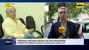 Video: Bower pidió prisión domiciliaria, pero Tribunal decidió que vaya a Viñas Cue - ABC Noticias - ABC Color