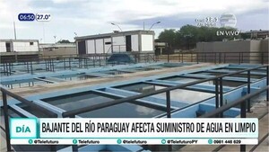 Crisis hidrológica del río Paraguay deja sin agua a Limpio