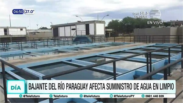 Crisis hidrológica del río Paraguay deja sin agua a Limpio