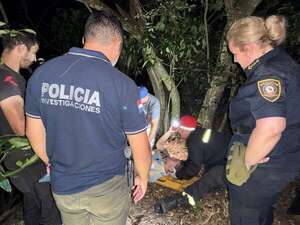 Guairá: localizan a desaparecida en zona boscosa y con aparentes lesiones - Policiales - ABC Color