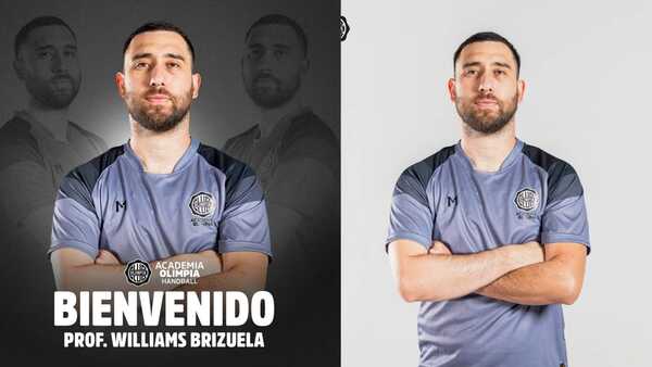 Williams Brizuela, primer entrenador encarnaceno al mando de la academia femenina de Handball en el Club Olimpia