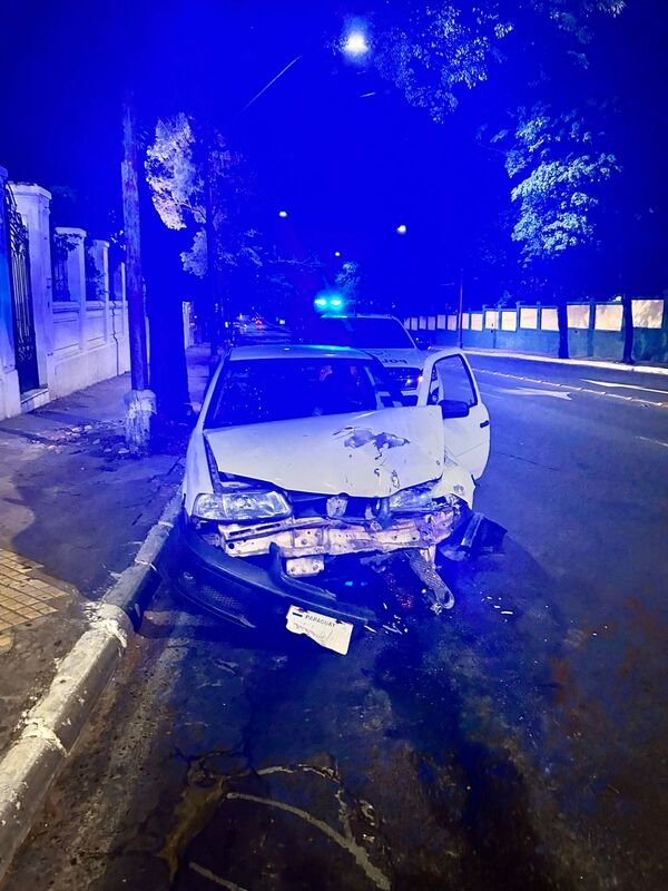 Militar ebrio causa violento choque en Asunción - trece