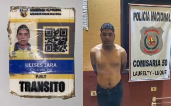 Inspector de la PMT de Luque fue detenido junto con otros dos sospechosos de asalto - Policiales - ABC Color