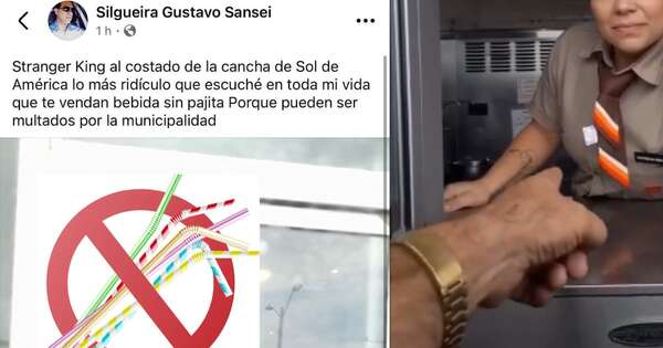 Diario HOY | VIDEO: cliente molesto escrachó a local por no darle una pajita