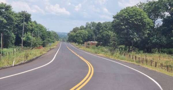 La Nación / Nueva ruta de 22 km entre Canindeyú y San Pedro está casi terminada