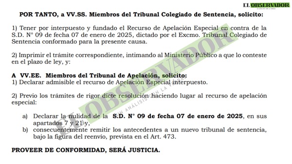 Piden anular condena contra exsecretario de Nueva Colombia