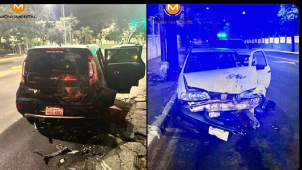 Militar ebrio choca contra otro vehículo en la avenida Mariscal López