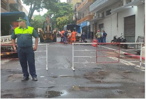 Cierre temporal de la calle Yegros entre Azara y Herrera por trabajos de Essap
