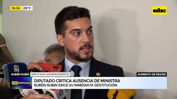 Diputado exige destitución de ministra del MOPC: “La plata usa para pagar a operadores políticos” - ABC Noticias - ABC Color
