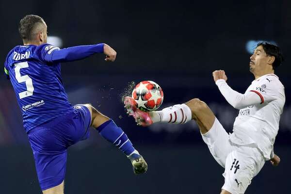 El Milan se la pega en Zagreb y se queda fuera de los ocho mejores - Fútbol Internacional - ABC Color