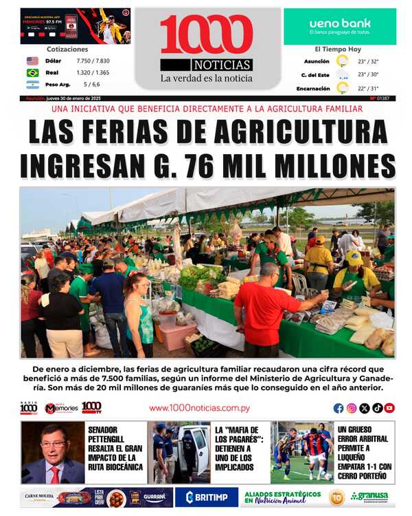 30 Enero de 2025 - 1000 Noticias