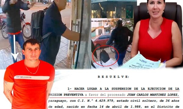 Jueza Cinthia Garcete ordenó que maleante deje la cárcel y cumpla arresto domiciliario – Diario TNPRESS