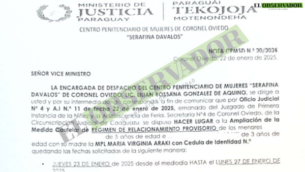 Jueza ordena que niños queden a dormir con la madre en la cárcel y preocupa la decisión