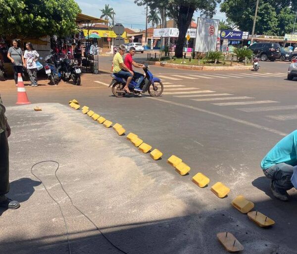 Instalación de Reductores de Velocidad y Señalización en Pedro Juan: Una Iniciativa de Seguridad Vial