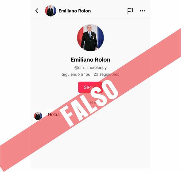 Emiliano Rolón denuncia perfil falso en Tik Tok - Judiciales.net