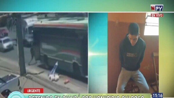 Detienen a sospechoso de robar celular a mujer que murió tras caer del bus