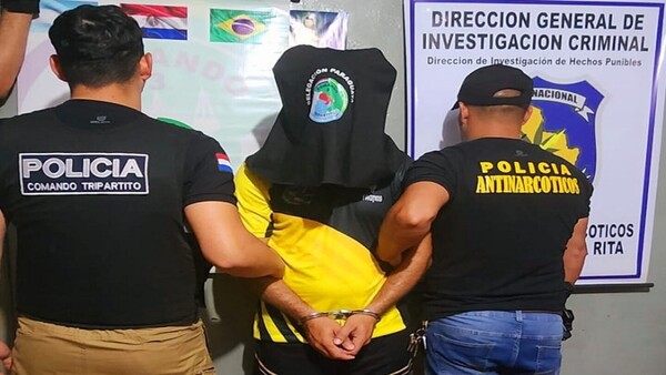Detienen a brasileño condenado por narcotráfico en Paraguay
