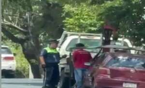 Filman a agente de tránsito en presunta coima: PMT anuncia sumario - Policiales - ABC Color