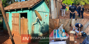 ALLANARON VIVIENDAS EN HOHENAU EN PROSECUCIÓN A UN HURTO  - Itapúa Noticias