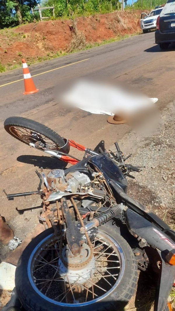 Choque fatal en Paso Horqueta: Un octogenario pierde la vida