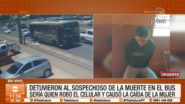 Detuvieron al sospechoso de la muerte en el bus
