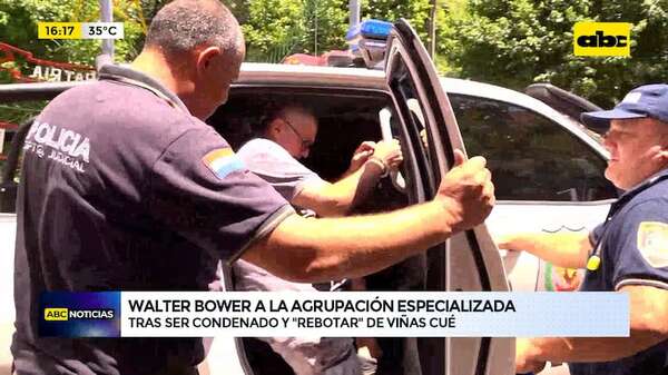 Video: Bower cumplirá condena en la Agrupación Especializada tras “rebotar” de Viñas Cue - ABC Noticias - ABC Color