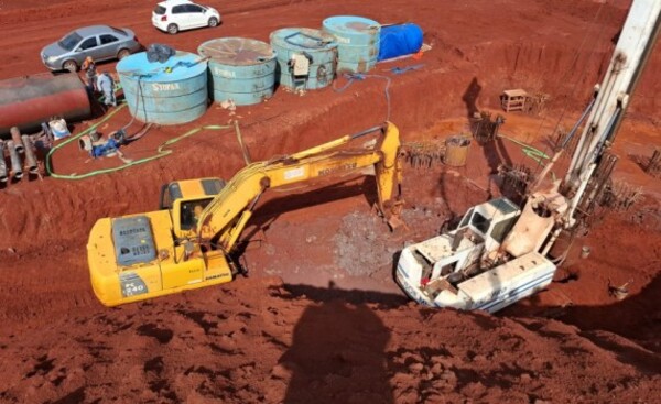 Obras del primer trébol vial avanzan sin contratiempos