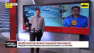 Capturan a presunto responsable de la mortal caída de mujer de un bus: ¿qué imputación corresponde? - Crimen y castigo - ABC Color
