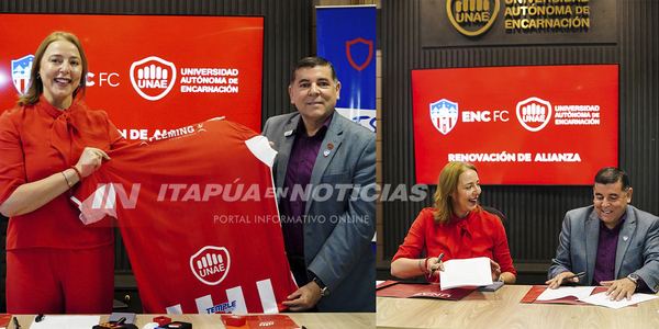 LA UNAE Y ENCARNACIÓN FC RENUEVAN SU ALIANZA PARA IMPULSAR EL DEPORTE EN LA REGIÓN - Itapúa Noticias