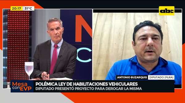 ¿Derogarán la polémica Ley de Habilitaciones?: “no hubo debate”, dice diputado - Mesa de Periodistas - ABC Color