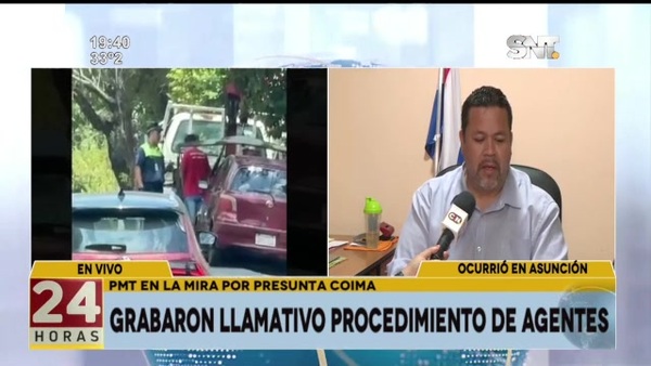 Grabaron a PMT recibiendo supuesta coima - SNT