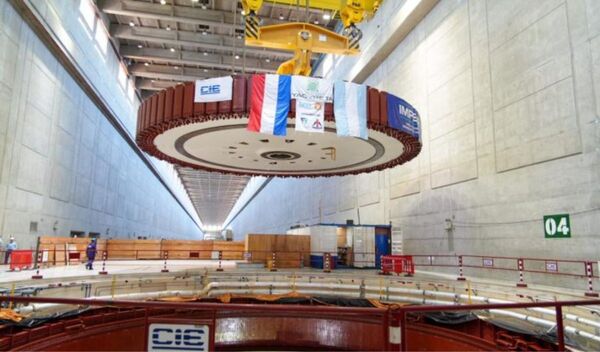 Concluye rehabilitación integral de rotor generador de Yacyretá